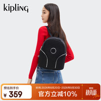 kipling 凯浦林大容量简约THE CITY S魅黑色双肩背包书包初高中学生书包新款