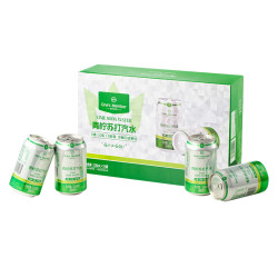 1号会员店 青柠味苏打汽水 0脂0糖0卡 330ml*24罐整箱