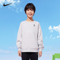 NIKE耐克 加绒圆领卫衣 珍珠蓝石南 110/56