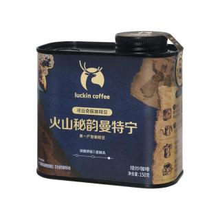 淘金币可用、今日必买：瑞幸咖啡 罐装咖啡豆火山秘韵曼特宁 150g