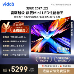 Vidda 发现X 2027系列 75VX5SD 液晶电视 75英寸 4K