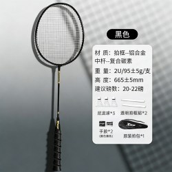 特步 羽毛球拍正品旗舰店官方碳素纤维超轻成人耐打双拍套装专业级