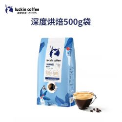 瑞幸咖啡 即享深烘拼配咖啡豆 500g