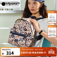 LeSportsac 乐播诗新款潮流系列优雅满印通勤旅行背包小号双肩包生日礼物 曼斯菲尔德