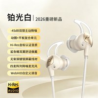 Feaulle 虹入耳式有线耳机主动降噪动圈平板FPS游戏音乐typec接口耳塞