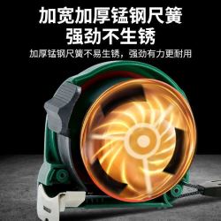 美克杰 苹果绿卷尺5米加宽7.5米10米加厚耐磨不锈钢尺米尺高精度 1米产品颜色随机发 1把装【经久耐