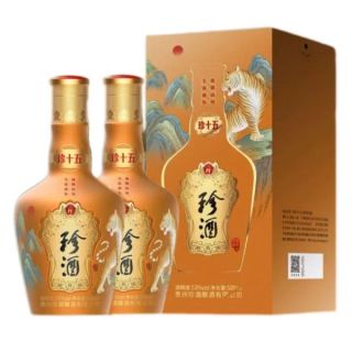 珍酒 贵州珍酒珍十五生肖虎年纪念酒53度酱香型500ml