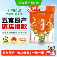 移动端、88VIP:十月稻田 五常香米 东北大米 10kg