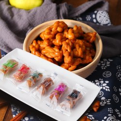陈留香 麻花1000g原味黑糖海苔椒盐2斤装重庆小麻花零食单独包装