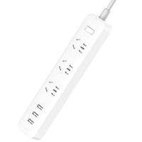 Xiaomi 小米 XMCXB01QM 新国标插排 三位五孔+3USB 白色 1.8m