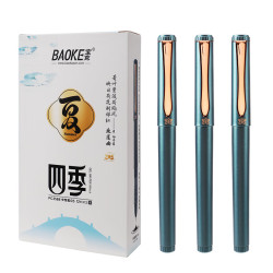 宝克 四季中性笔0.5mm AS笔头  12支/盒 黑色 PC3588AS笔头 书写黑色 单支体验装