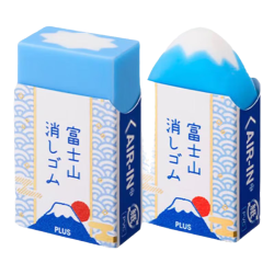 普乐士 富士山橡皮擦 蓝色 1块装 文具