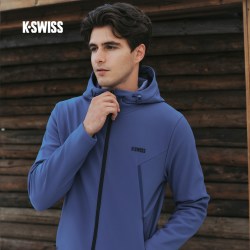 K·SWISS KSWISS盖世威外套男 冬季新款舒适时尚百搭休闲针织上衣1012082