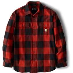 carhartt POSH117 重量级法兰绒 男士衬衫