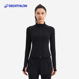 迪卡侬 鱼骨外套女士修身运动服瑜伽外套 377073RFY3