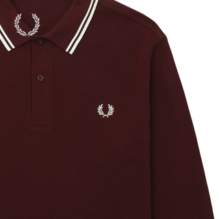 FRED PERRY 男装长袖POLO衫 红色 2XL