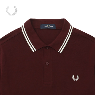 FRED PERRY 男装长袖POLO衫 红色 2XL