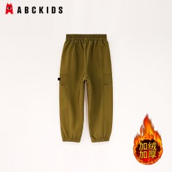ABCKIDS 男童加绒工装裤 颜色可选