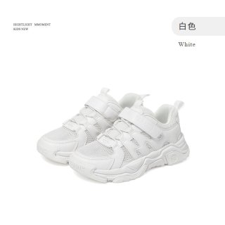 TARANISKIDS 泰兰尼斯kids夏季新款童鞋儿童运动鞋女童透气网面小白鞋男童跑鞋