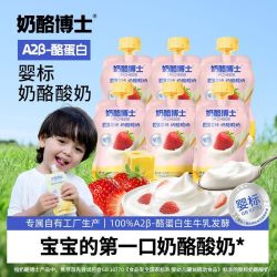 奶酪博士 A2β-酪蛋白婴标奶酪酸奶45g常温宝宝酸奶儿童婴幼儿酸奶