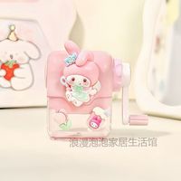春睿 库洛米美乐蒂小学生可爱卡通手摇式卷笔刀削笔器儿童幼儿园刨笔刀 美乐蒂 卡通转笔刀