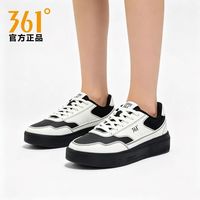 361° 女鞋运动鞋2026夏季新款厚底防滑鞋子休闲鞋百搭板鞋小白鞋女