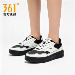 361° 女鞋运动鞋2026夏季新款厚底防滑鞋子休闲鞋百搭板鞋小白鞋女