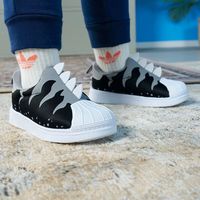 百亿补贴：adidas 儿童经典贝壳头一脚蹬运动学步鞋恐龙鞋GX3271