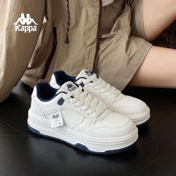 卡帕 女鞋简约学院风小白鞋2026秋季新款厚底增高百搭板鞋子