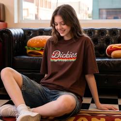Dickies 美式复古字母印花短袖T恤男女情侣款宽松休闲半袖