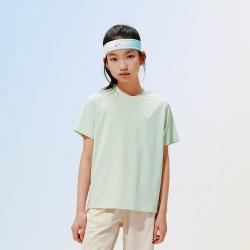 亚瑟士 儿童26年夏季新款吸湿速干运动圆领轻薄透气T恤