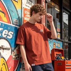 Dickies 夏季圆领t恤男女日常简约短袖套头印花设计舒适情侣款