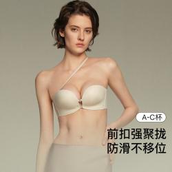 Ubras 夏季新款聚拢可拆肩带前扣抹胸