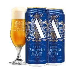 Augerta 青岛一厂高端全麦精酿 A3啤酒500mL*12罐+赠博物馆扎啤杯