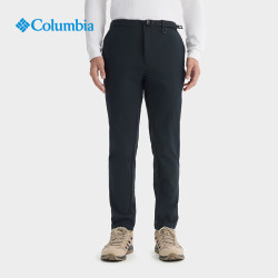 Columbia 裤子男26秋冬户外热能反射保暖休闲裤弹力舒适长裤 黑色 M