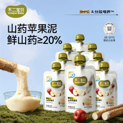 不二宝贝 山药苹果蔬泥 80g*5袋