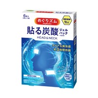 MegRhythm 美舒律碳酸清凉额颈贴冰凉提神解暑 演唱会军训户外降温清凉贴6枚1盒