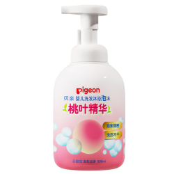 贝亲 洗发水沐浴露 含桃叶精华 婴儿洗发沐浴二合一 500ml IA209