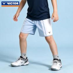 VICTOR 羽毛球服胜利青少年吸湿排汗透气易干运动短裤R67207