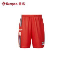 KUMPOO 新款羽毛球裤儿童速干透气跑步休闲裤哭喊中心运动短裤
