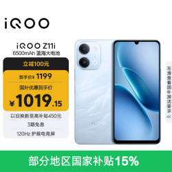 vivo iQOO Z11i 6500mAh蓝海大电池 青峰 6GB+128GB 手机