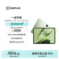 一加 平板 11.61英寸 Android 平板电脑（2800*2000、天玑 8350、8GB、256GB、WiFi版、苔原绿）