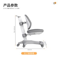 博士有成 儿童学习椅子  可升降可调节  家用正姿学生写字椅