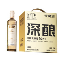 光良 深酿 浓香型 42度 纯粮食白酒 500ml 42%vol 500mL 6瓶 整箱装