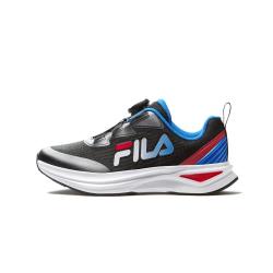 FILA 男中大童（33-40）儿童旋钮扣舒适宽松轻便低帮跑鞋