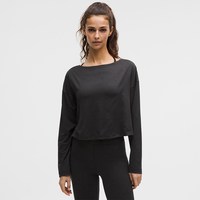lululemon Softy Suedey 女士宽松长袖 T 恤 *后侧缝线丨lululemon丨LW3KMES