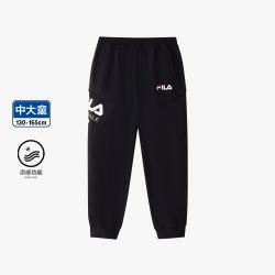 FILA 凉感科技 男童针织长裤