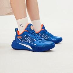 FILA 男中大童（33-40）场上篮球鞋男童轻便透气运动鞋