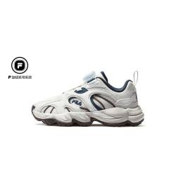 FILA 男小童（26-32）童鞋儿童旋钮扣舒适轻便复古跑鞋