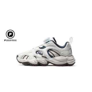 FILA 男小童（26-32）童鞋儿童旋钮扣舒适轻便复古跑鞋